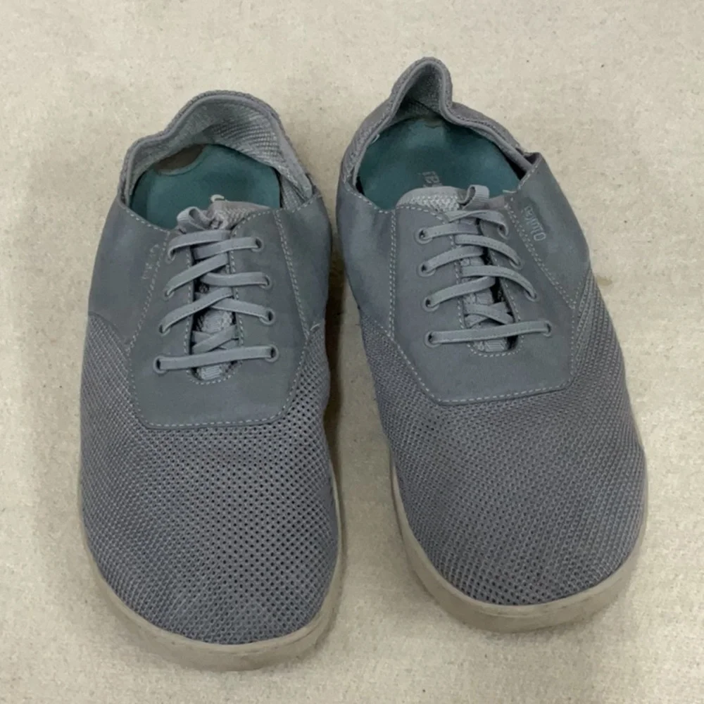 Blue olukai slide on shoe